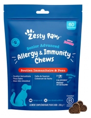 Zesty Paws Pribolj&scaron;ki za Starej&scaron;e Pse za Imunski Sistem &amp; Kožo Losos 200 g