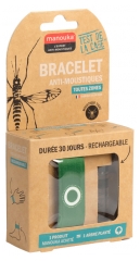 Manouka Kameleo Bransoletka Przeciw Komarom + Wkład 6 ml