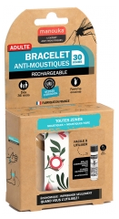 Manouka Bracelet Anti-Moustiques + Recharge 6 ml