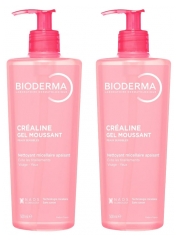 Bioderma Cr&eacute;aline Vaahtoava Geeli 2 x 500 ml -pakkaus