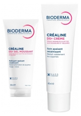 Bioderma Cr&eacute;aline Zestaw DS+ Łagodzący Żel Oczyszczający 200 ml + DS+ Krem 40 ml