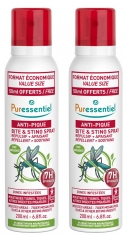 Puressentiel Anti-Sting Repellent + Soothing Spray 7H Infested Areas 2 x 200ml in which 50ml Free