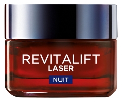 L'Or&eacute;al Paris Revitalift Laser Trīskār&scaron;ās iedarbības pretnoveco&scaron;anās nakts krēms 50 ml