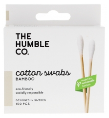 Bețișoare de urechi din bambus The Humble Co. 100