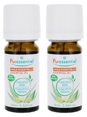 Puressentiel Aceite Esencial Eucalipto Radiata (Eucalyptus radiata) Bio Lote de 2 x 10 ml