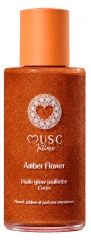 Ulei Strălucitor cu Sclipici Musc Intime Amber Flower 100 ml