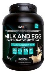 Eafit Muskeluppbyggnad Mj&ouml;lk & &Auml;gg 95 Micell&auml;r 750 g