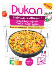 Dukan Paella z konjaku se &scaron;afr&aacute;nem, krevetami a mu&scaron;lemi 240 g