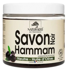 Săpun Negru Naturado en Provence pentru Hamam cu Ulei de Măsline Bio 600 g