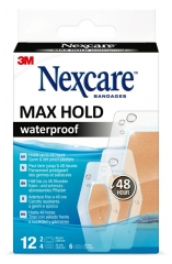 3M Nexcare Max Hold Waterproof 12 Dressings