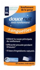 Douce Nuit Tiras Antirronco 28 Sach&ecirc;s Individuais