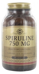 Solgar Spirulina 750 mg 80 kapselia