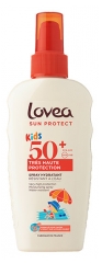 Lovea Kids drėkinamasis pur&scaron;kalas su Mono&iuml; de Tahiti labai auk&scaron;ta apsauga SPF50+ 150 ml