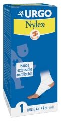 Urgo Nylex Pružn&eacute; opakovaně použiteln&eacute; obinadlo 4 m x 7 cm