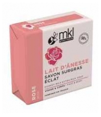 MKL Green Nature Rosa Leche de Burra Jab&oacute;n Sobregraso Resplandor 100 g