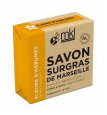 Marseillsk&eacute; m&yacute;dlo surgras s květy citrusů MKL Green Nature 100 g