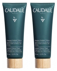 Caudalie Masque Instant D&eacute;tox Lot de 2 x 75 ml
