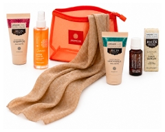 Arganicare Huile de Ricin Trousse de Voyage Glow