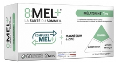 8Mel+ Melatonin 1 mg 60 Dvojno Plastni Tablet