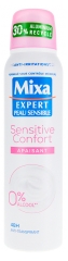 Mixa Expert Občutljiva Koža Občutljivo Udobje Pomirjajoč Antiperspirant 48H Razpr&scaron;ilo 150 ml