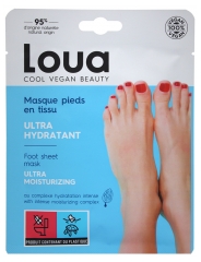 Loua Ultra-Mitrinā&scaron;anas Auduma Kāju Maskas 1 Pāris 16 ml