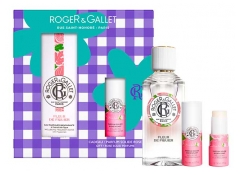 Roger & Gallet Fleur de Figuier Coffret Eau Parfum&eacute;e Bienfaisante 100 ml + Parfum Solide Bienfaisant 5 g Offert