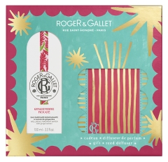 Roger &amp; Gallet Sarkanais Ingvers Enerģizējo&scaron;ais Tualetes Ūdens 100 ml + Dāvanu Aromāta Difuzors