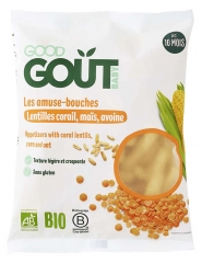 Good Go&ucirc;t Amuse-Bouche Lentilhas Vermelhas, Milho, Aveia A partir dos 10 Meses Bio 35 g