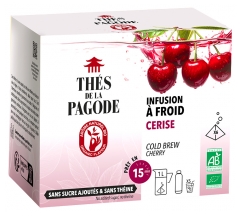 Th&eacute;s de la Pagode Infusion Glac&eacute;e Cerise Bio 6 Sachets