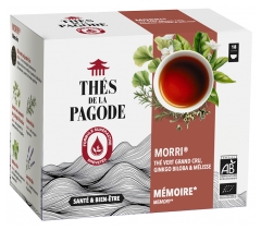 Th&eacute;s de la Pagode Morri Green Tea Grand Cru Memory Organic 18 Sachets