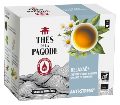 Ceaiuri din Pagodă Relaxa&eacute; Ceai Verde Grand Cru Anti-Stres Bio 18 Plicuri