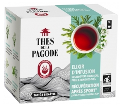 Th&eacute;s de la Pagode Green Rooibos Qinerji After Sport Organic 18 Sachets