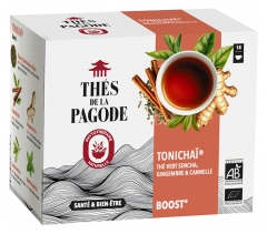 Th&eacute;s de la Pagode Tonicha&iuml; Green Tea Grand Cru Boost Organic 18 Sachets