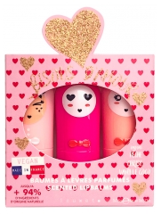 Inuwet Trio Bisous d'Amour Odi&scaron;avljeni balzami za ustnice 3 x 3,5 g