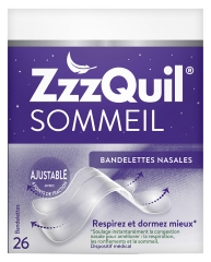 ZzzQuil Sue&ntilde;o 26 Tiras Nasales