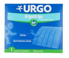 Urgo Urgostrips 10 Sutures Adh&eacute;sives St&eacute;riles