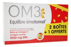 OM3 &Eacute;quilibre &Eacute;motionnel Lot de 3 x 60 Capsules