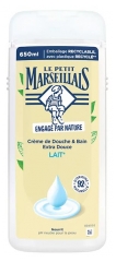 Le Petit Marseillais Extra Milde Bio-Milch Dusch- &amp; Badecreme 650 ml
