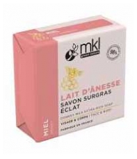 MKL Green Nature Hunaja Aasinmaito Heleytt&auml;v&auml; Ylirasvoitettu Saippua 100 g