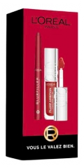 L'Or&eacute;al Paris Lip Kit Duo Blurfiller Crayon &agrave; L&egrave;vres 1 g &amp; Plump Ambition Huile &agrave; L&egrave;vres Repulpante 5 ml