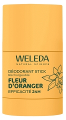Weleda apelsinų žiedų pie&scaron;tukinis dezodorantas 24H 50 g