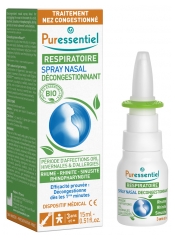 Puressentiel Respiratoire Spray Nasal D&eacute;congestionnant 15 ml