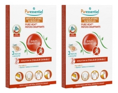 Puressentiel Gelenk und Muskel W&auml;rmende Pflaster f&uuml;r die Gelenke Aus 14 &Auml;therischen &Ouml;len Set mit 2 x 3 Patches