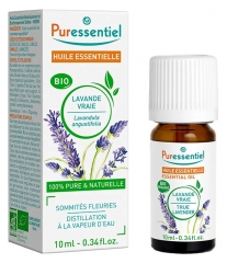 Puressentiel Tikrųjų Levandų (Lavandula angustifolia) Eterinis Aliejus Bio 10 ml