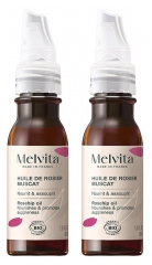 Melvita Bio-Muskatrosen&ouml;l Set mit 2 x 50 ml