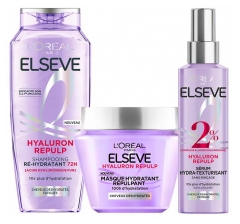 L'Or&eacute;al Paris Elseve Hyaluron Repulp Pflegeroutine f&uuml;r mit Feuchtigkeit versorgtes Haar 72H