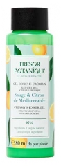 Tr&eacute;sor Botanique Cremiges Duschgel Salbei &amp; Citron de M&eacute;diterran&eacute;e 80 ml