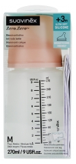 Suavinex Zero.Zero Biberon Anti-Colic Flux Mediu 270 ml 3 Luni și +