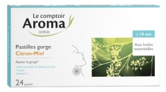 Le Comptoir Aroma Pastiglie per la Gola al Miele di Limone 24 Pastiglie
