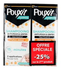 Pouxit Shampoo Antipidocchi e Lendini 2 x 200 ml Offerta Speciale